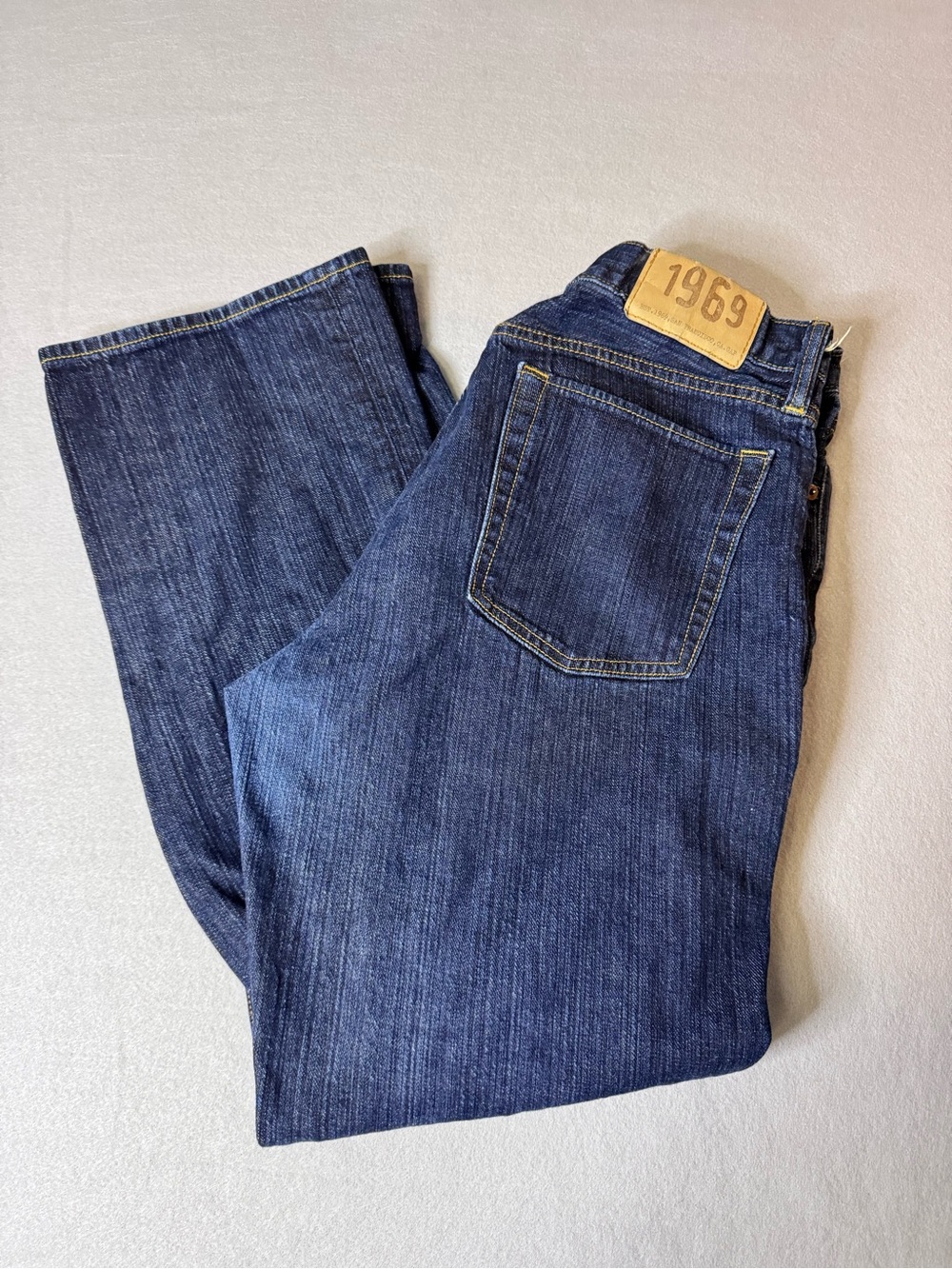 GAP Straight Leg Men’s Jeans - Dark Blue Denim 34x32